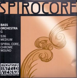 Thomastik Spirocore string G for Double Bass S36