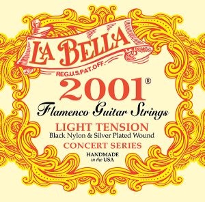 La Bella 2001 "Flamenca negra" - special black nylon - light tension