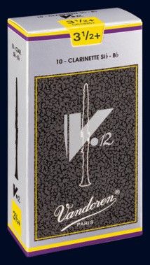 Vandoren V12 Bb Clarinet Reeds size 3 1/2+- box