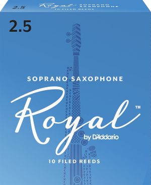 Rico Royal  reeds for Sopran saxophon size 2,5 - box