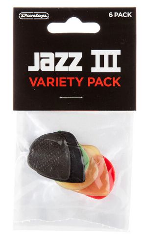 перца Dunlop Jazz 3 Variety Pack (6)