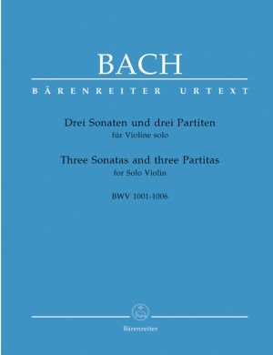 Бах Три Сонати и партити  BWV 1001-1006 за цигулка 