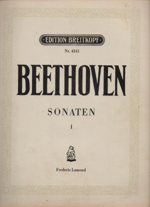 Бетховен Сонати за пиано том I   втора употреба