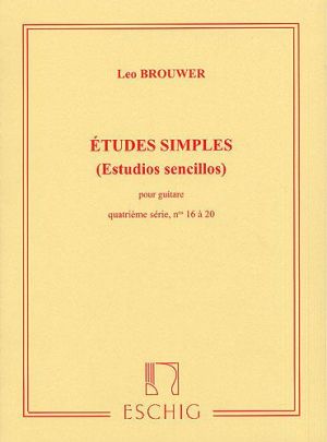 Leo Brouwer - Etudes simples volume IV