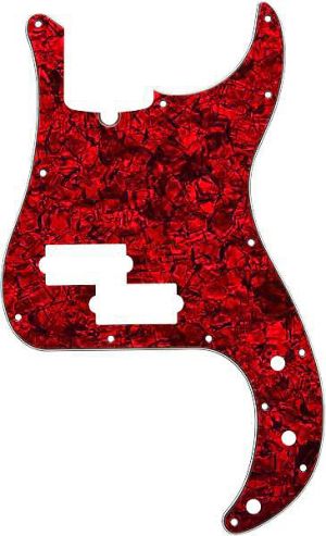 пикгард Fender® P-Bass® PG red moto 4ply