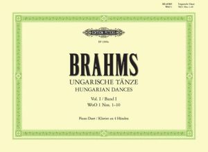  Johannes Brahms Hungarian Dances Vol.1 ( four hands)