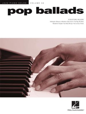 POP BALLADS Jazz Piano Solos Series Volume 56