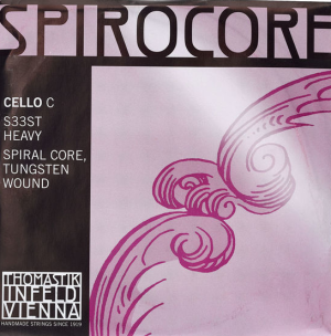 Thomastik Spirocore Spiral core Tungsten wound  single string for Cello - C heavy