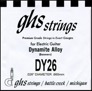 GHS single string for electric guitar 026