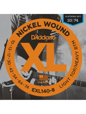 Daddario струни за осемструнна електрическа китара китара EXL 140 - 8