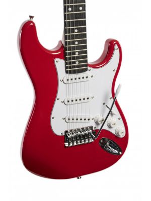 FLIGHT EST11 Mini 3/4 червена електрическа китара 