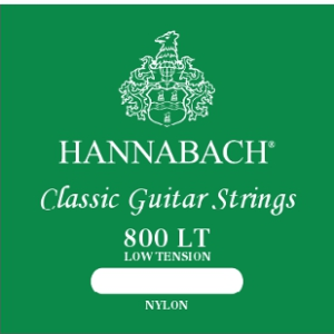 Hannabach 800 LT Silver-Plated low tension classical guitar strings set