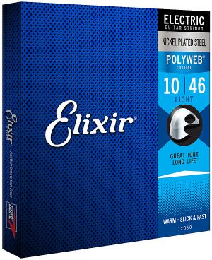 Elixir 010-046 струни за електрическа китара с Original Polyweb ultra thin coating 