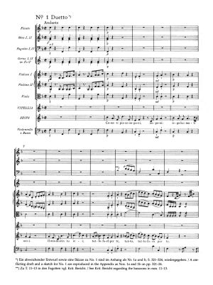 Моцарт Милосърдието на Тит партитура