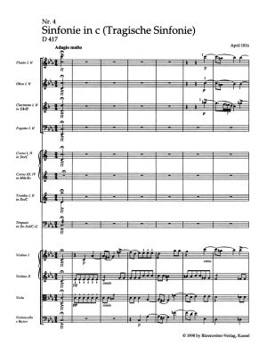 Schubert Symphony no. 4 in C minor D 417 "Tragic"