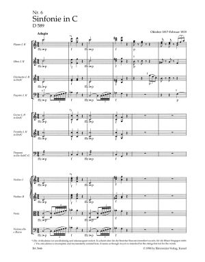 Schubert Symphony no. 6 in C major D 589