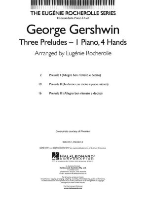 GEORGE GERSHWIN: 3 PRELUDES