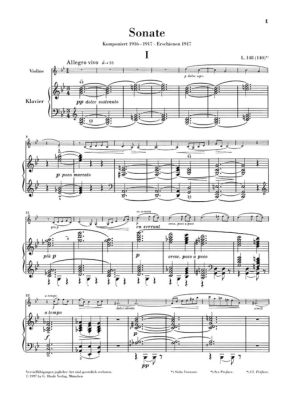  SONATA FOR VIOLIN AND PIANO IN G MINOR