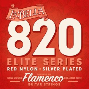 La Bella 820 Flamenco strings - red nylon