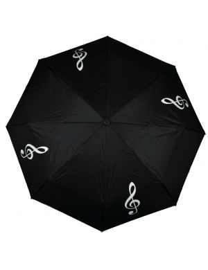 Mini Umbrella G-Clef Black/White