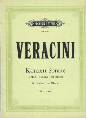 Верачини  Концерт - Соната за цигулка и пиано ми минор