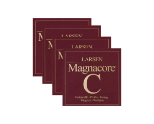 Larsen Magnacore strings for cello set strong