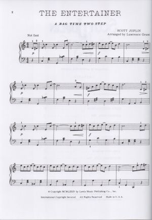 Scott Joplin - King of Ragtime for Easy Piano