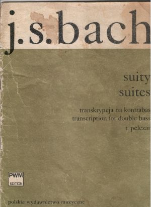 Bach - Cello Suites  arranged for Double Bass second hand