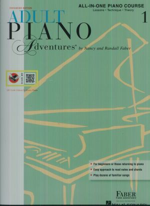 Началнa школa  за пиано за начинаещи възрастни All-in-One Lesson Book 1