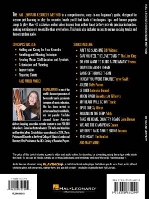 Hal Leonard Recorder Method  +  audio & video access