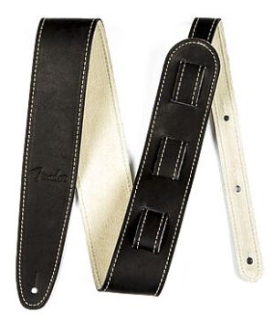 Fender кожен колан за китара черен