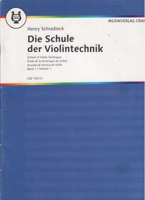 Henry Schradieck School of Violin Technics - Book 1 secondhand