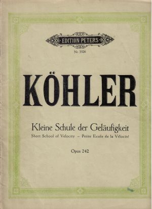 Kohler - Short School of velocity  op.242 second hand