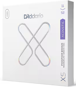  DADDARIO XSABR1152 11-52 Custom Light, XS 80/20 Bronze Coated струни за акустична китара  3Pack