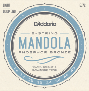 Daddario EJ72 струни за мандола фосфор бронз, 14-49 Light