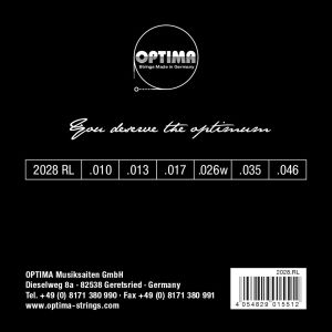 Optima 2028 RL E-Guitar Gold .010-.046