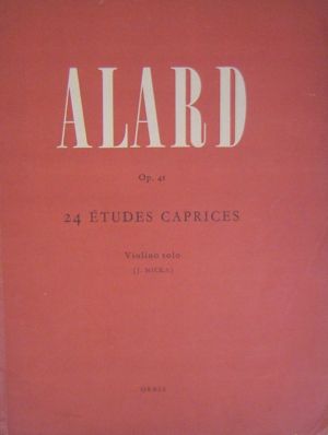 Alard 24 Етюди капризи оп.41
