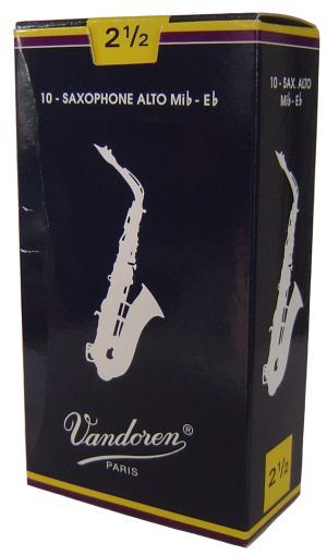 Vandoren Alt sax reeds size 2 1/2 - box