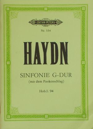 Хайдн-Симфония №94 („Сюрприз“ или „С тимпанен удар“)сол мажор