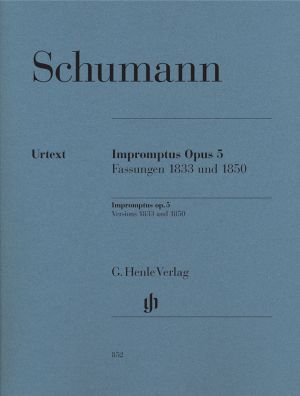 Шуман - Импромптюта оп.5, Versions 1833 and 1850