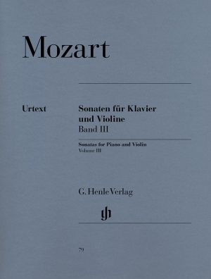 Моцарт - Сонати за цигулка и пиано 3 том