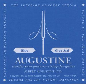 AUGUSTINE CLASSIC-BLUE G 3-та- Струнa за класическа китара