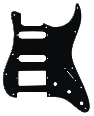 Catfish Pickguard Type Stratocaster(TM), 3-пластов, черен 683101