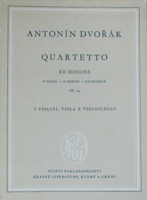 Dvorak - Quartet op.34 d moll for two violins,viola and cello