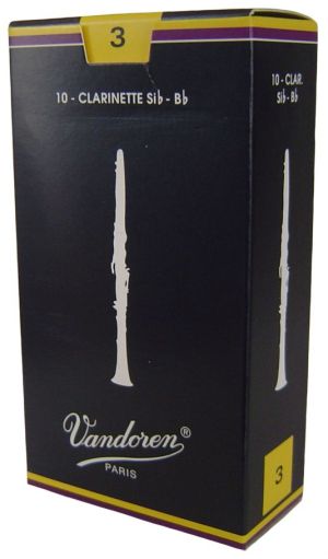 Vandoren reeds for Clarinet B flat size 3 - box