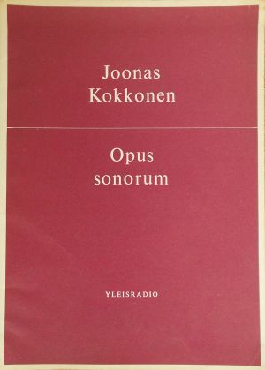 Jonnas Kokkonen - Opus sonorum