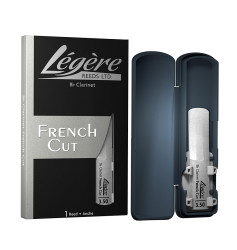 Légère платък за кларинет синтетичен, French Cut, размер 3,25