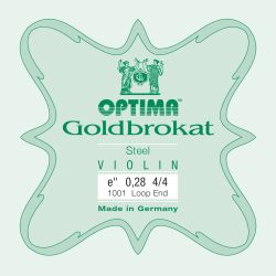 Optima Goldbrokat E струна за цигулка 0,28 с  клупче
