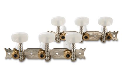 GEWA Classical guitar machine head Pro Arte Chrome plated without lyra