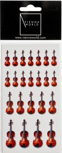 STICKERSINSTRUMENTS  violin (2 SHEETS)